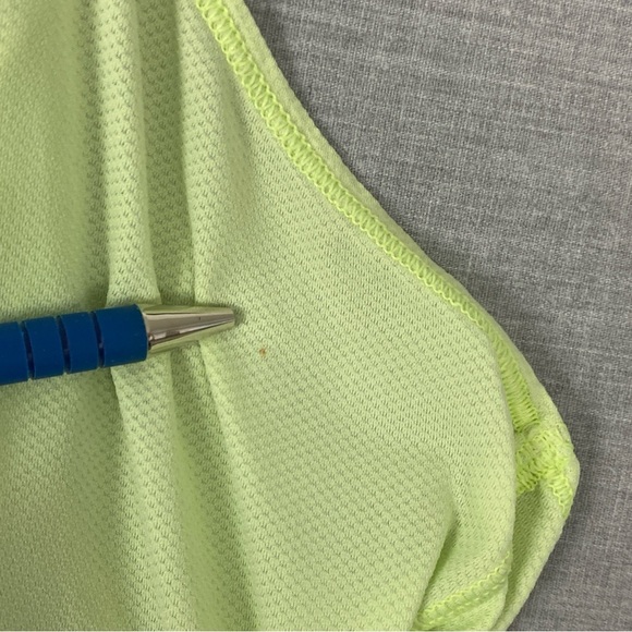Lululemon Neon Lime Green Tank Top Strappy Sz 4 - Picture 8 of 10
